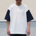 画像2: VORTEX 8オンス（MVS天竺）ヘンリーネック BBアンダーハーフスリーブ Tシャツ【MADE IN JAPAN】『日本製』/ Upscape Audience (2)