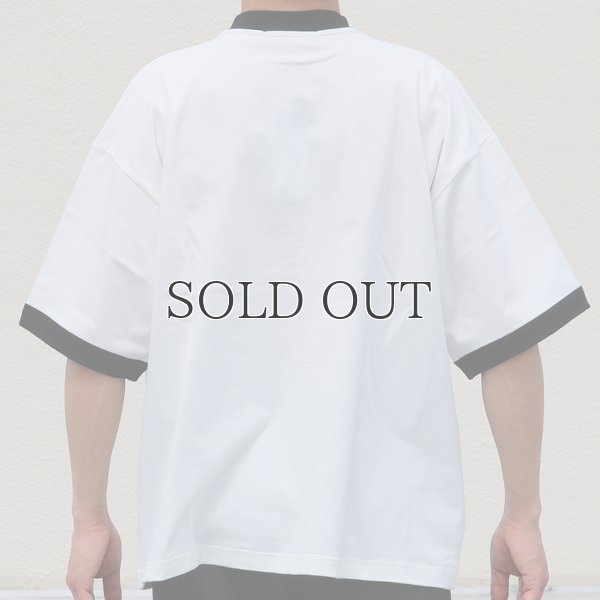 画像10: VORTEX 8オンス（MVS天竺）モックネック リンガー ハーフスリーブ Tシャツ【MADE IN JAPAN】『日本製』/ Upscape Audience