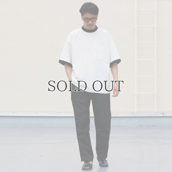 画像5: VORTEX 8オンス（MVS天竺）モックネック リンガー ハーフスリーブ Tシャツ【MADE IN JAPAN】『日本製』/ Upscape Audience