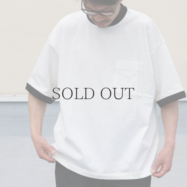 画像6: VORTEX 8オンス（MVS天竺）モックネック リンガー ハーフスリーブ Tシャツ【MADE IN JAPAN】『日本製』/ Upscape Audience