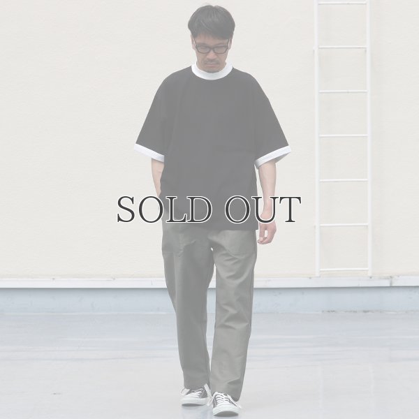 画像7: VORTEX 8オンス(MVS天竺)モックネック リンガー ハーフスリーブ Tシャツ【MADE IN JAPAN】『日本製』/ Upscape Audience