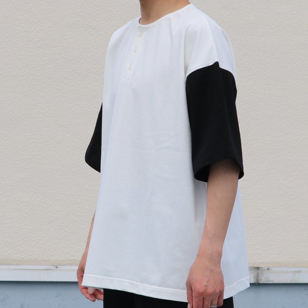 画像11: VORTEX 8オンス（MVS天竺）ヘンリーネック BBアンダーハーフスリーブ Tシャツ【MADE IN JAPAN】『日本製』/ Upscape Audience