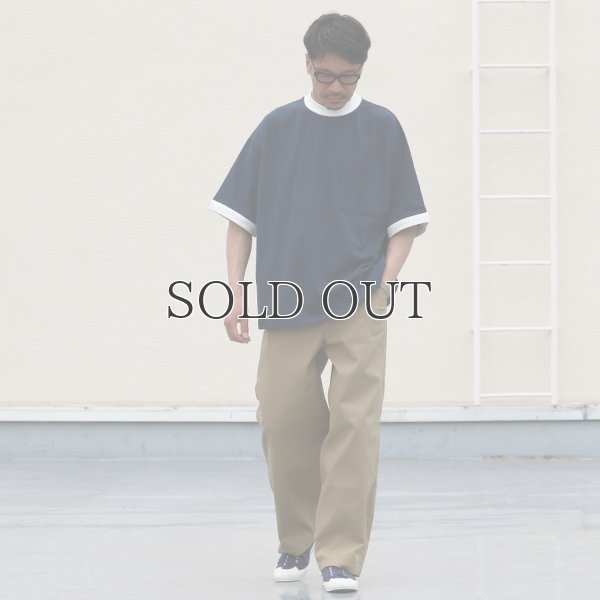 画像8: VORTEX 8オンス（MVS天竺）モックネック リンガー ハーフスリーブ Tシャツ【MADE IN JAPAN】『日本製』/ Upscape Audience