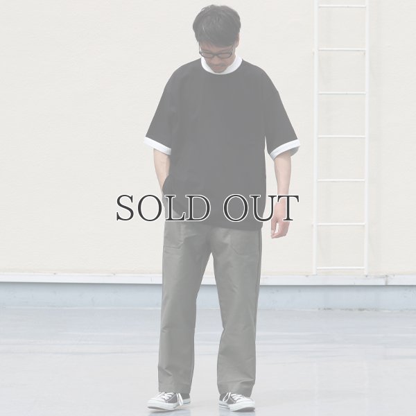 画像8: VORTEX 8オンス(MVS天竺)モックネック リンガー ハーフスリーブ Tシャツ【MADE IN JAPAN】『日本製』/ Upscape Audience