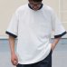 画像8: VORTEX 8オンス（MVS天竺）モックネック リンガー ハーフスリーブ Tシャツ【MADE IN JAPAN】『日本製』/ Upscape Audience