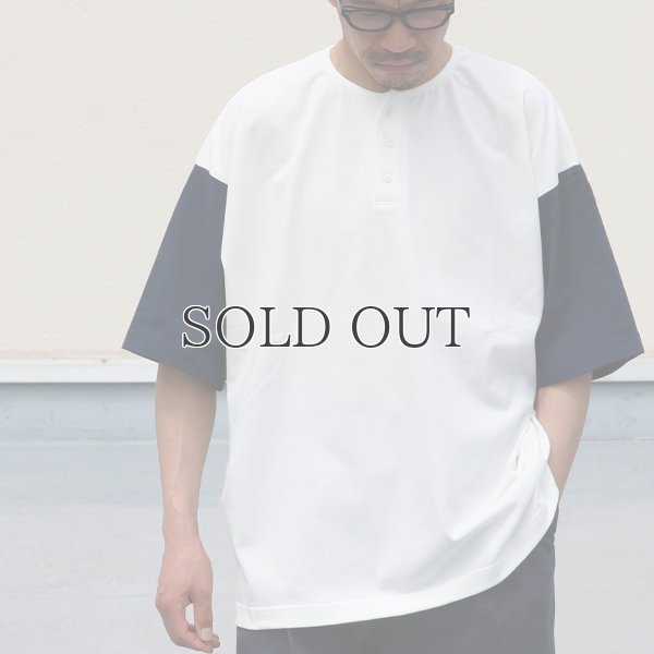 画像9: VORTEX 8オンス(MVS天竺)ヘンリーネック BBアンダーハーフスリーブ Tシャツ【MADE IN JAPAN】『日本製』/ Upscape Audience