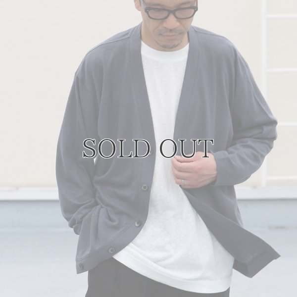 画像9: PREMIERE LINEN(プレミアリネン)コットン天竺 Vネックカーディガン【MADE IN JAPAN】『日本製』 / Upscape Audience