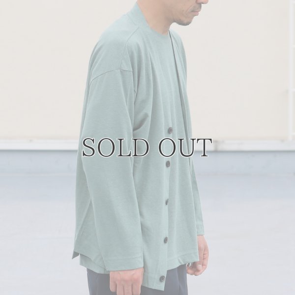 画像5: PREMIERE LINEN(プレミアリネン)コットン天竺 Vネックカーディガン【MADE IN JAPAN】『日本製』 / Upscape Audience