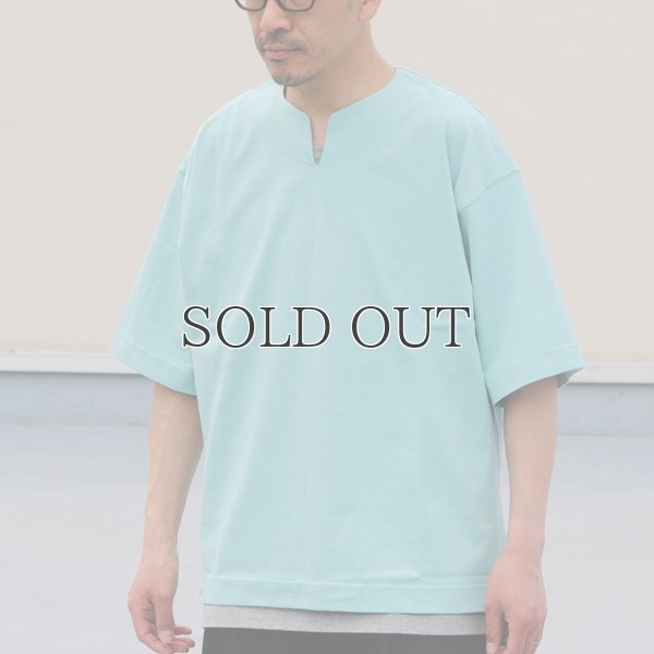 画像4: 17/1 空紡糸天竺(12オンス) キーネック ハーフスリーブ Tシャツ【MADE IN JAPAN】『日本製』/ Upscape Audience