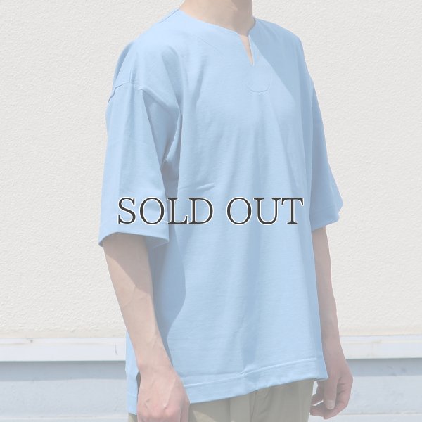 画像12: 17/1 空紡糸天竺（12オンス） キーネック ハーフスリーブ Tシャツ【MADE IN JAPAN】『日本製』/ Upscape Audience