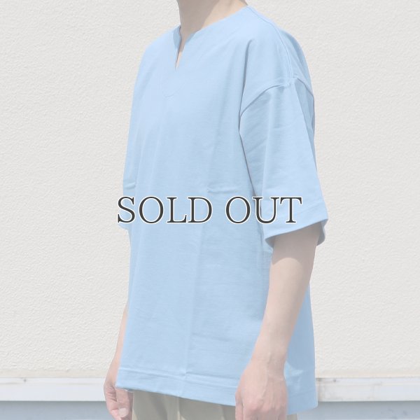 画像9: 17/1 空紡糸天竺（12オンス） キーネック ハーフスリーブ Tシャツ【MADE IN JAPAN】『日本製』/ Upscape Audience