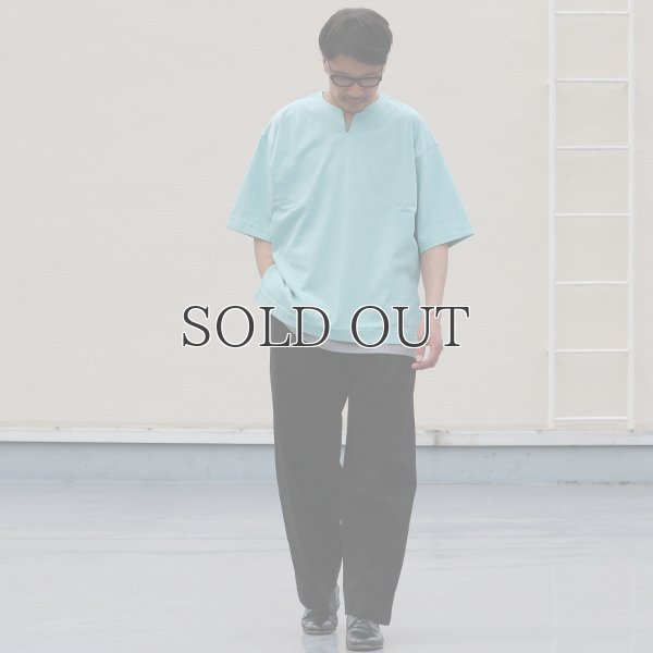 画像7: 17/1 空紡糸天竺(12オンス) キーネック ハーフスリーブ Tシャツ【MADE IN JAPAN】『日本製』/ Upscape Audience