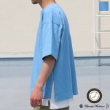 17/1 空紡糸天竺（12オンス） キーネック ハーフスリーブ Tシャツ【MADE IN JAPAN】『日本製』/ Upscape Audience