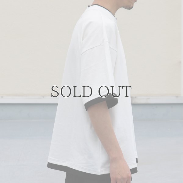 画像16: VORTEX 8オンス(MVS天竺) フェイクレイヤード クルーネック ハーフスリーブTシャツ【MADE IN JAPAN】『日本製』/ Upscape Audience