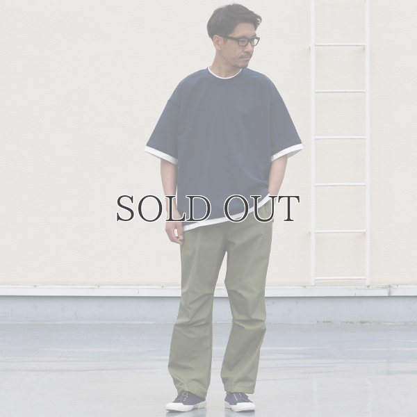 画像5: VORTEX 8オンス(MVS天竺) フェイクレイヤード クルーネック ハーフスリーブTシャツ【MADE IN JAPAN】『日本製』/ Upscape Audience