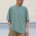 画像6: PREMIERE LINEN(プレミアリネン)コットン天竺 キーネック ハーフスリーブTシャツ【MADE IN JAPAN】『日本製』/ Upscape Audience