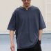 画像14: PREMIERE LINEN(プレミアリネン)コットン天竺 キーネック ハーフスリーブTシャツ【MADE IN JAPAN】『日本製』/ Upscape Audience