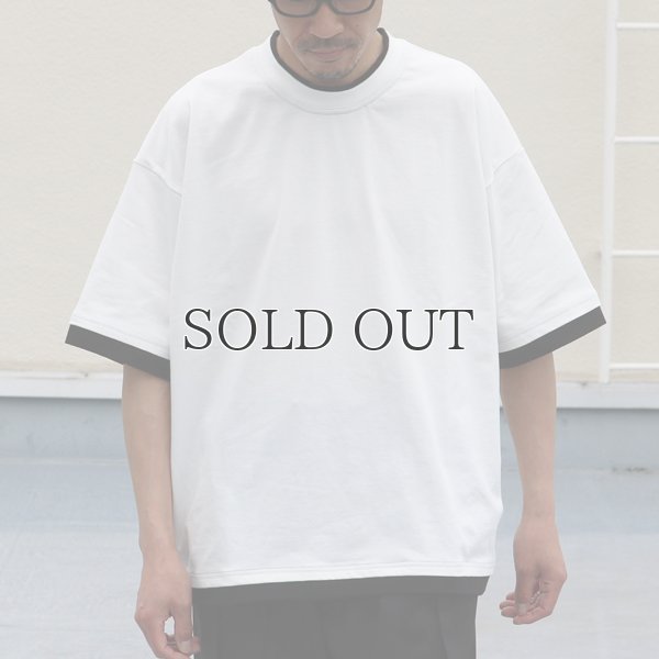 画像14: VORTEX 8オンス(MVS天竺) フェイクレイヤード クルーネック ハーフスリーブTシャツ【MADE IN JAPAN】『日本製』/ Upscape Audience