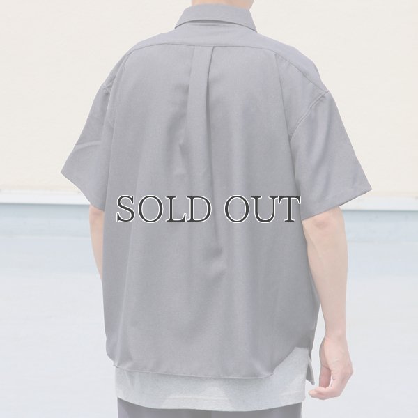 画像7: Reflax®(リフラクス)ポリエステル リネンライクLINON(リノン) レギュラーカラー ボクシーハーフスリーブシャツ【MADE IN JAPAN】『日本製』/ Upscape Audience