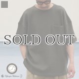 ローゲージストレッチ カノコダブルフェイス サイドスリット ハーフスリーブTシャツ【MADE IN JAPAN】『日本製』 / Upscape Audience