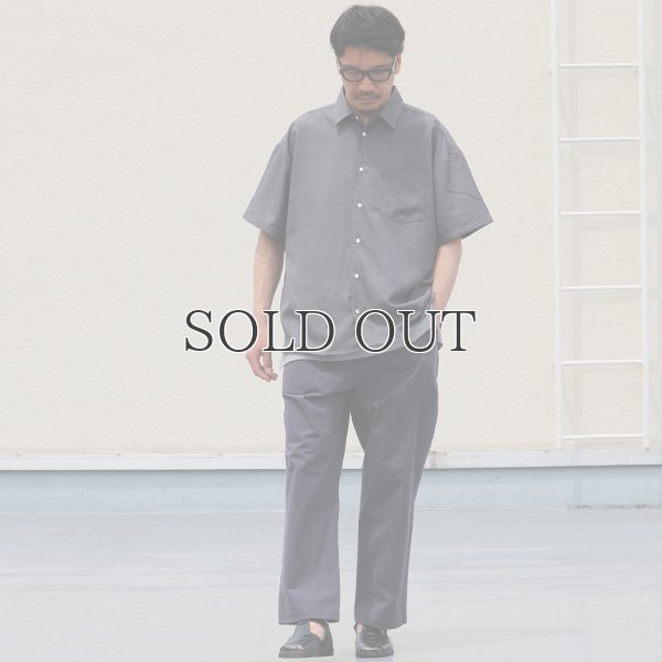 画像9: Reflax®(リフラクス)ポリエステル リネンライクLINON(リノン) レギュラーカラー ボクシーハーフスリーブシャツ【MADE IN JAPAN】『日本製』/ Upscape Audience
