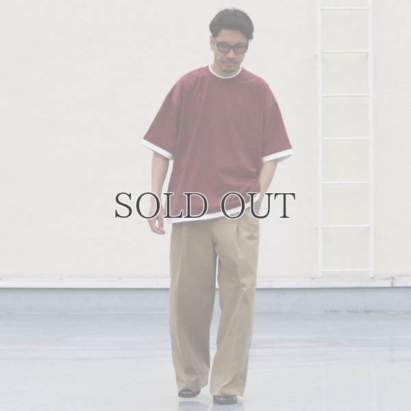 画像8: VORTEX 8オンス(MVS天竺) フェイクレイヤード クルーネック ハーフスリーブTシャツ【MADE IN JAPAN】『日本製』/ Upscape Audience