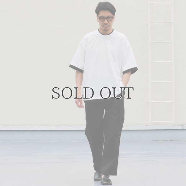 画像7: VORTEX 8オンス(MVS天竺) フェイクレイヤード クルーネック ハーフスリーブTシャツ【MADE IN JAPAN】『日本製』/ Upscape Audience