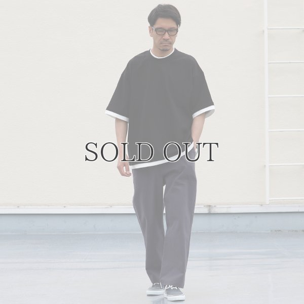 画像8: VORTEX 8オンス(MVS天竺) フェイクレイヤード クルーネック ハーフスリーブTシャツ【MADE IN JAPAN】『日本製』/ Upscape Audience