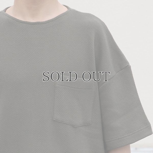 画像12: ローゲージストレッチ カノコダブルフェイス サイドスリット ハーフスリーブTシャツ【MADE IN JAPAN】『日本製』 / Upscape Audience