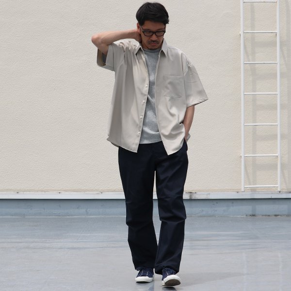 画像8: グリストーンW 綿ナイロン高密度ギャバ スノウカモ ワイドイージーパンツ【MADE IN JAPAN】『日本製』【送料無料】/ Upscape Audience