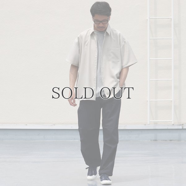 画像8: Reflax®(リフラクス)ポリエステル リネンライクLINON(リノン) レギュラーカラー ボクシーハーフスリーブシャツ【MADE IN JAPAN】『日本製』/ Upscape Audience