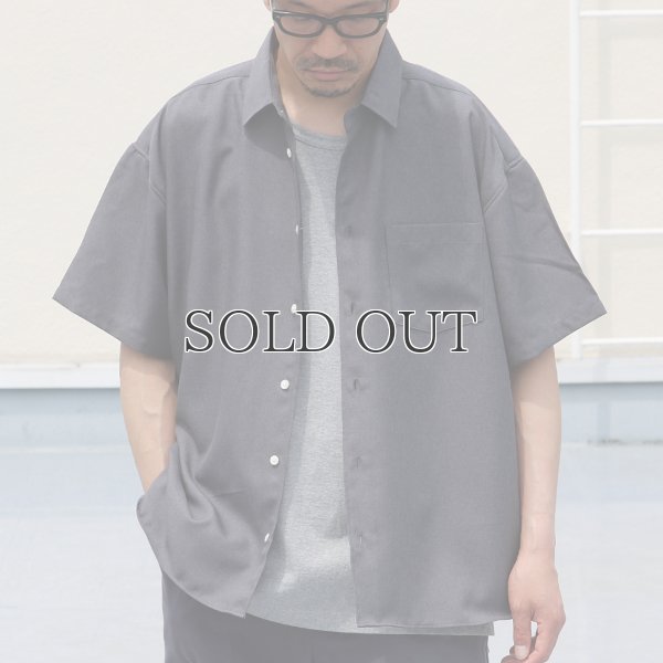 画像5: Reflax®(リフラクス)ポリエステル リネンライクLINON(リノン) レギュラーカラー ボクシーハーフスリーブシャツ【MADE IN JAPAN】『日本製』/ Upscape Audience