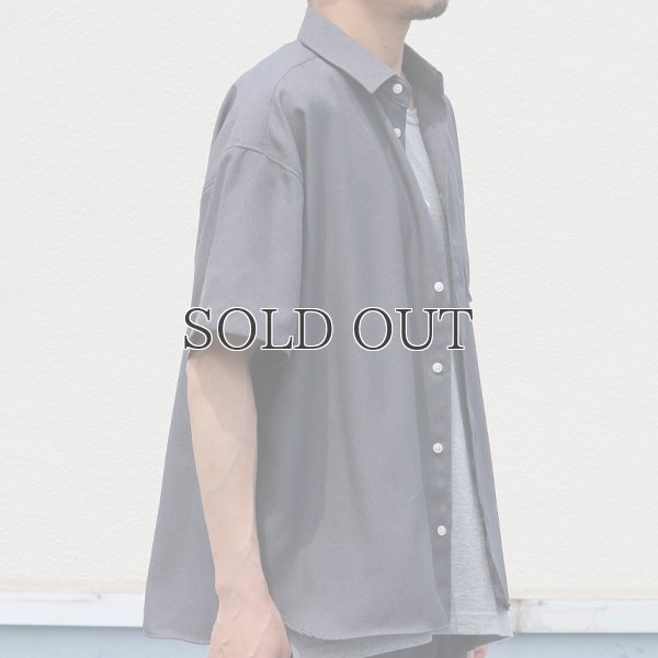 画像16: Reflax®(リフラクス)ポリエステル リネンライクLINON(リノン) レギュラーカラー ボクシーハーフスリーブシャツ【MADE IN JAPAN】『日本製』/ Upscape Audience