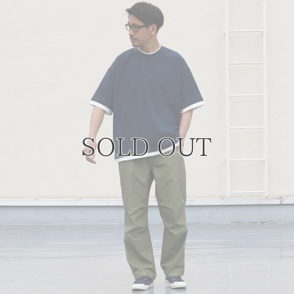 画像7: VORTEX 8オンス(MVS天竺) フェイクレイヤード クルーネック ハーフスリーブTシャツ【MADE IN JAPAN】『日本製』/ Upscape Audience