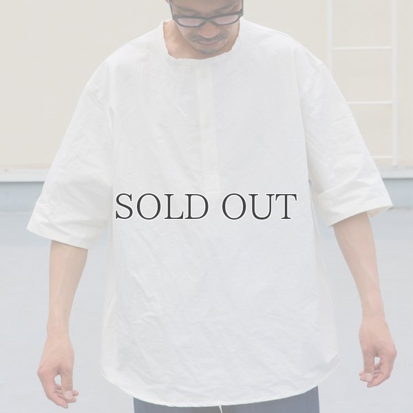 画像7: コットンヘンプ タイプライター スリーピング ハーフスリーブシャツ【MADE IN JAPAN】『日本製』/ Upscape Audience