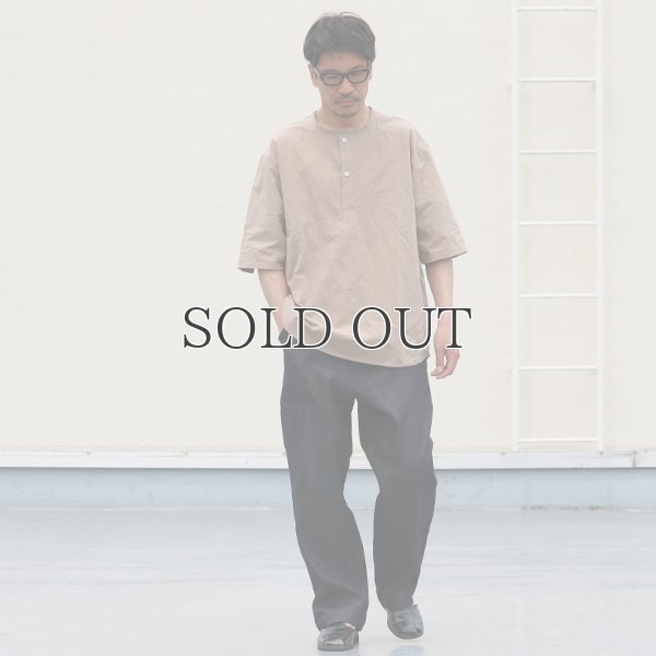 画像6: コットンヘンプ タイプライター スリーピング ハーフスリーブシャツ【MADE IN JAPAN】『日本製』/ Upscape Audience