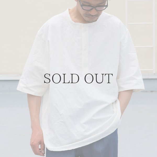 画像8: コットンヘンプ タイプライター スリーピング ハーフスリーブシャツ【MADE IN JAPAN】『日本製』/ Upscape Audience