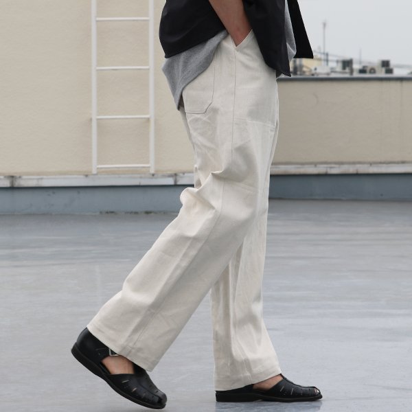 画像10: 綿麻デニム ユーティリティー ベイカーイージーパンツ【MADE IN JAPAN】『日本製』/ Upscape Audience