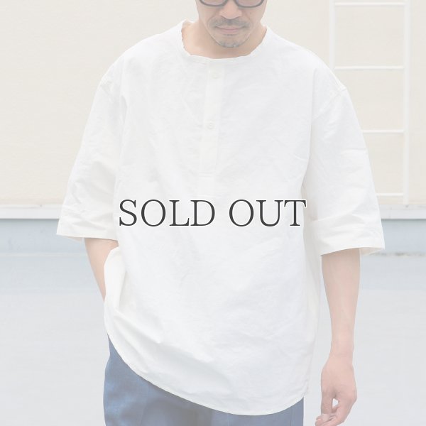 画像9: コットンヘンプ タイプライター スリーピング ハーフスリーブシャツ【MADE IN JAPAN】『日本製』/ Upscape Audience