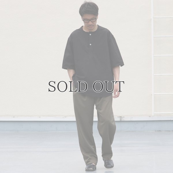 画像16: コットンヘンプ タイプライター スリーピング ハーフスリーブシャツ【MADE IN JAPAN】『日本製』/ Upscape Audience