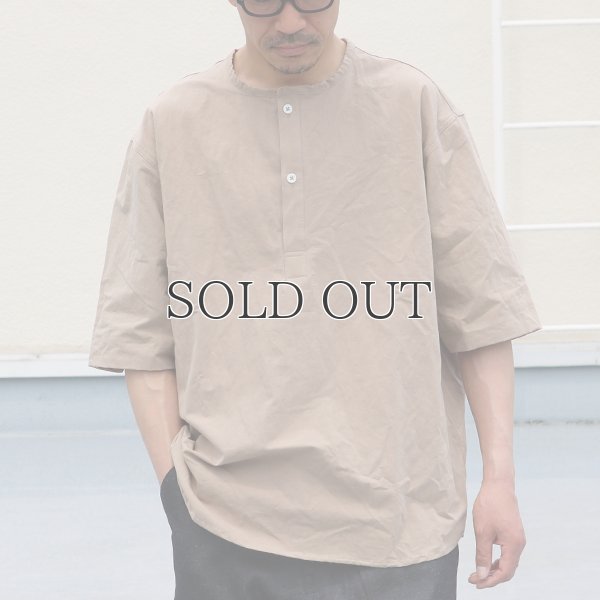 画像3: コットンヘンプ タイプライター スリーピング ハーフスリーブシャツ【MADE IN JAPAN】『日本製』/ Upscape Audience