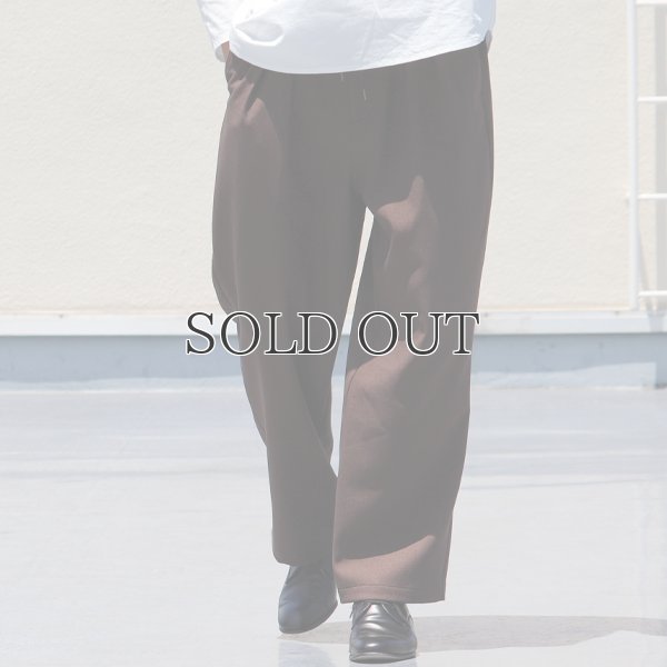 画像15: LANATEC® （ラナテック）LEI （ レイ ）TECH ウールライク サージ 2タック イージーワイドパンツ【MADE IN JAPAN】『日本製』【送料無料】/ Upscape Audience