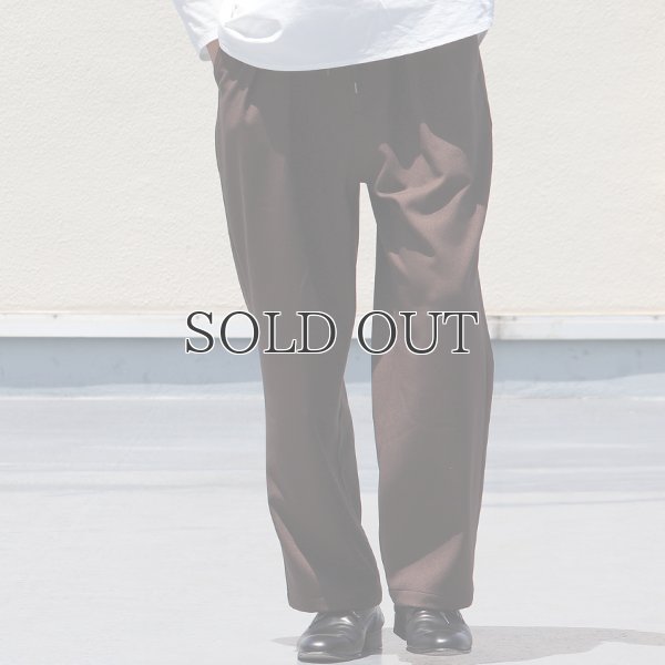 画像14: LANATEC® （ラナテック）LEI （ レイ ）TECH ウールライク サージ 2タック イージーワイドパンツ【MADE IN JAPAN】『日本製』【送料無料】/ Upscape Audience