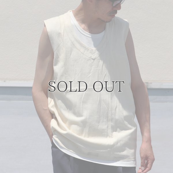 画像2: DEAD STOCK / French army 50s Linen Vest（フランス軍 50年代 リネンベスト）