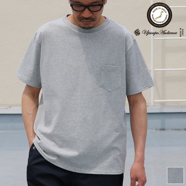 画像1: USAファブリック丸胴国産ポケットTEE【FABRIC MADE IN USA】【ASSEMBLED IN JAPAN】『日本製』