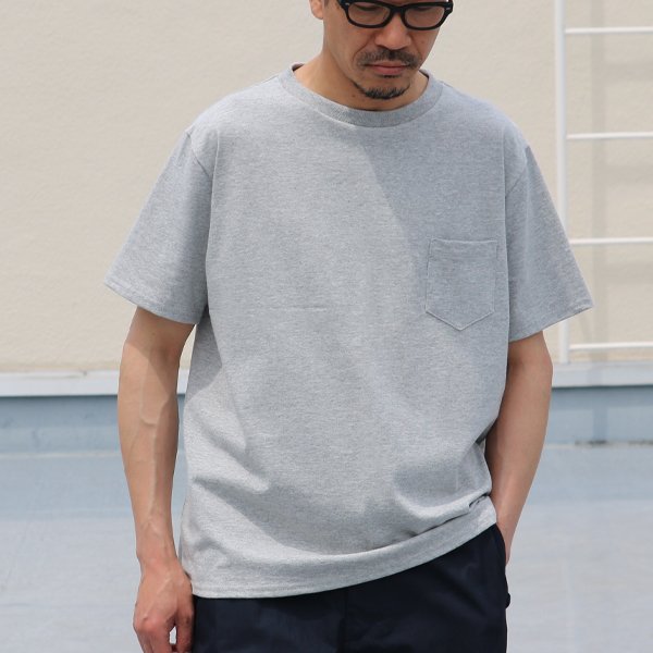 画像2: USAファブリック丸胴国産ポケットTEE【FABRIC MADE IN USA】【ASSEMBLED IN JAPAN】『日本製』