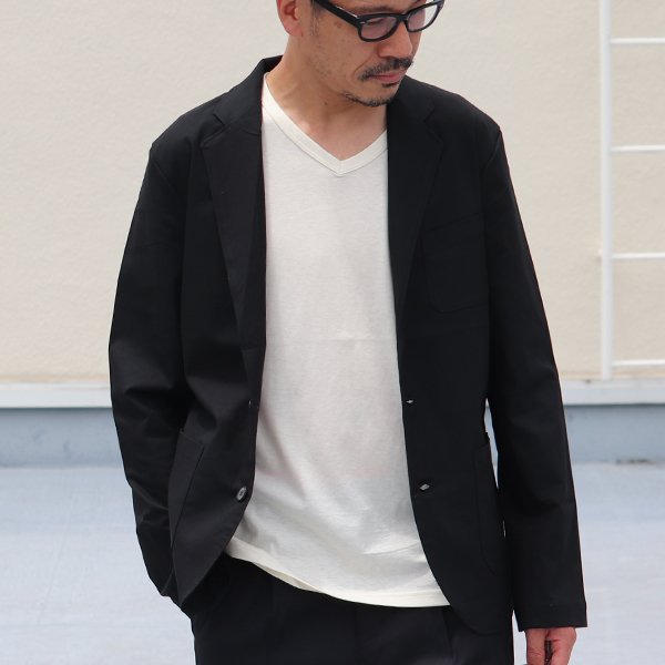 画像3: ギャバジンストレッチ 2Bテーラードジャケット【MADE IN JAPAN】『日本製』/ Upscape Audience