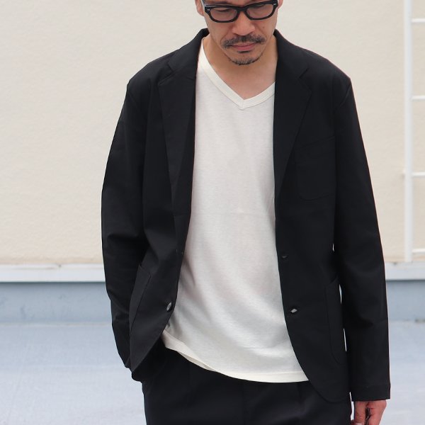 画像4: ギャバジンストレッチ 2Bテーラードジャケット【MADE IN JAPAN】『日本製』/ Upscape Audience