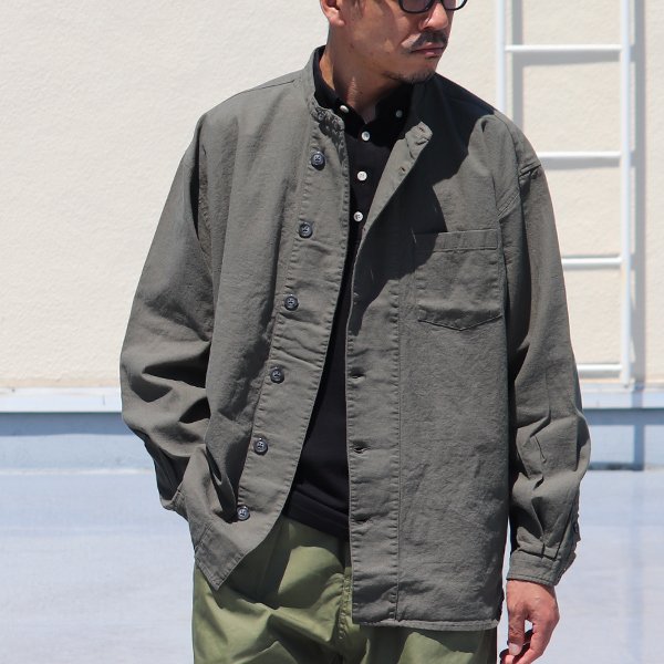 画像4: 綿麻ビンテージソフトキャンバス　ボクシーシェフコート【MADE IN JAPAN】『日本製』【送料無料】/ Upscape Audience