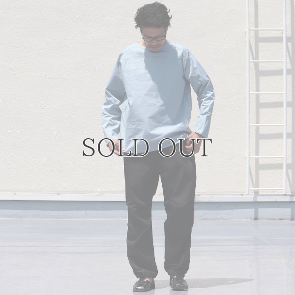 画像6: コットンギャバジンサドルショルダーヘムラウンドL/SシャツTEE【MADE IN JAPAN】『日本製』/ Upscape Audience